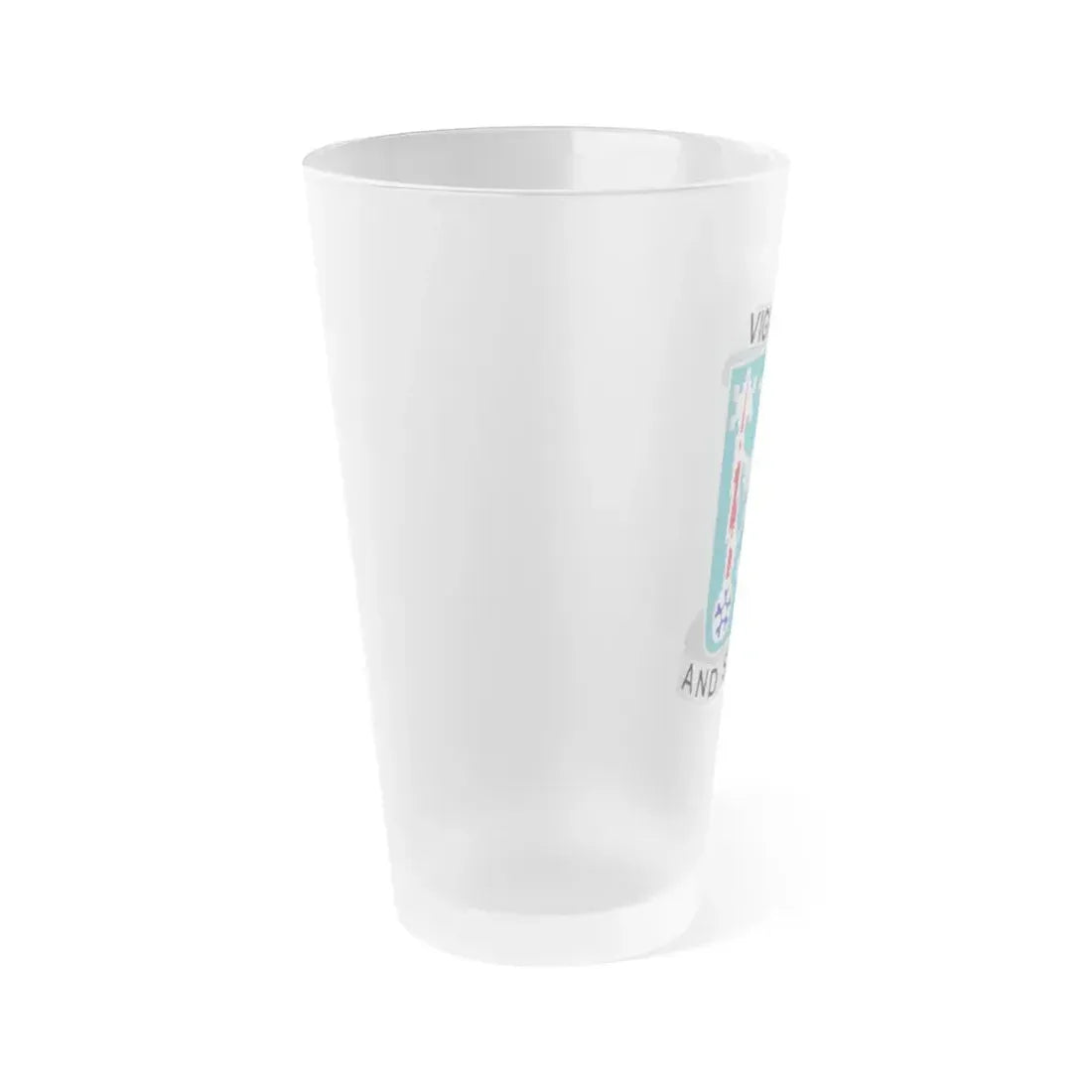 126 Military Intelligence Battalion (U.S. Army) Frosted Pint Glass 16oz - Go Mug Yourself