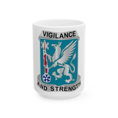 126 Military Intelligence Battalion (U.S. Army) White Coffee Mug 15oz - Go Mug Yourself