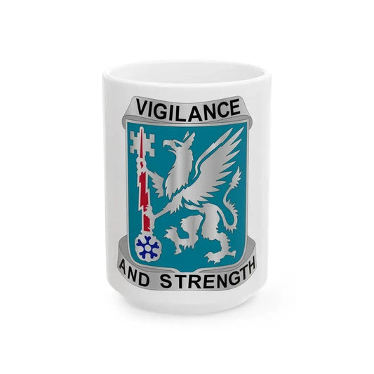 126 Military Intelligence Battalion (U.S. Army) White Coffee Mug 15oz - Go Mug Yourself