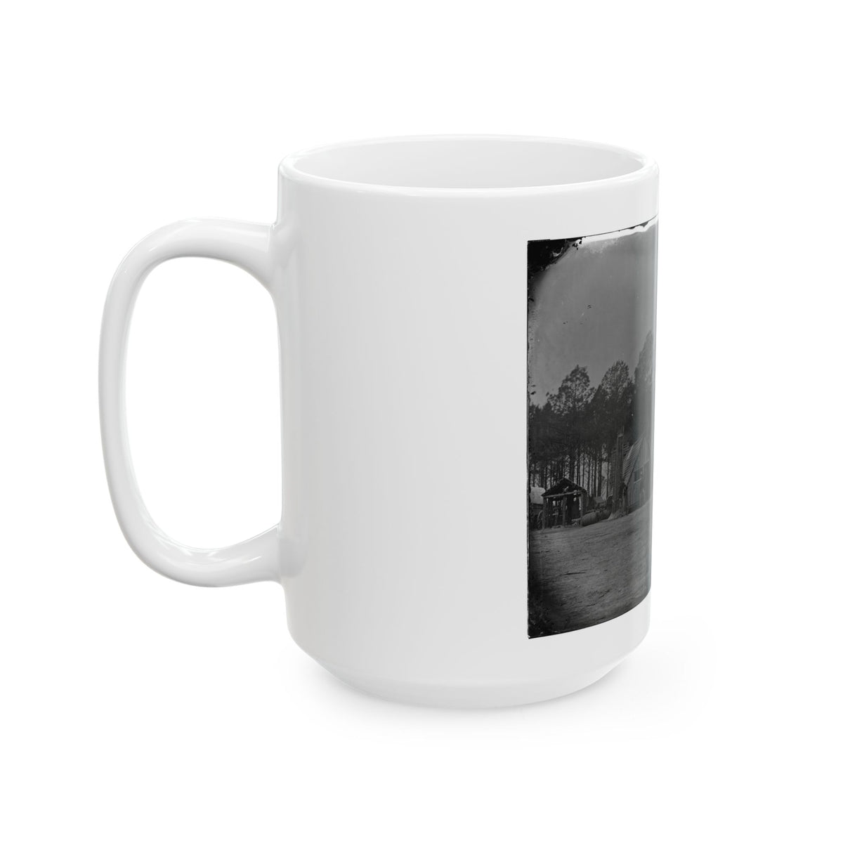 Petersburg, Va. General View Of The Commissary Department, 50th New York Engineers (U.S. Civil War) White Coffee Mug