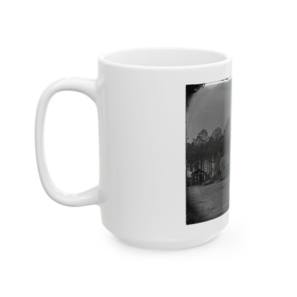 Petersburg, Va. General View Of The Commissary Department, 50th New York Engineers (U.S. Civil War) White Coffee Mug
