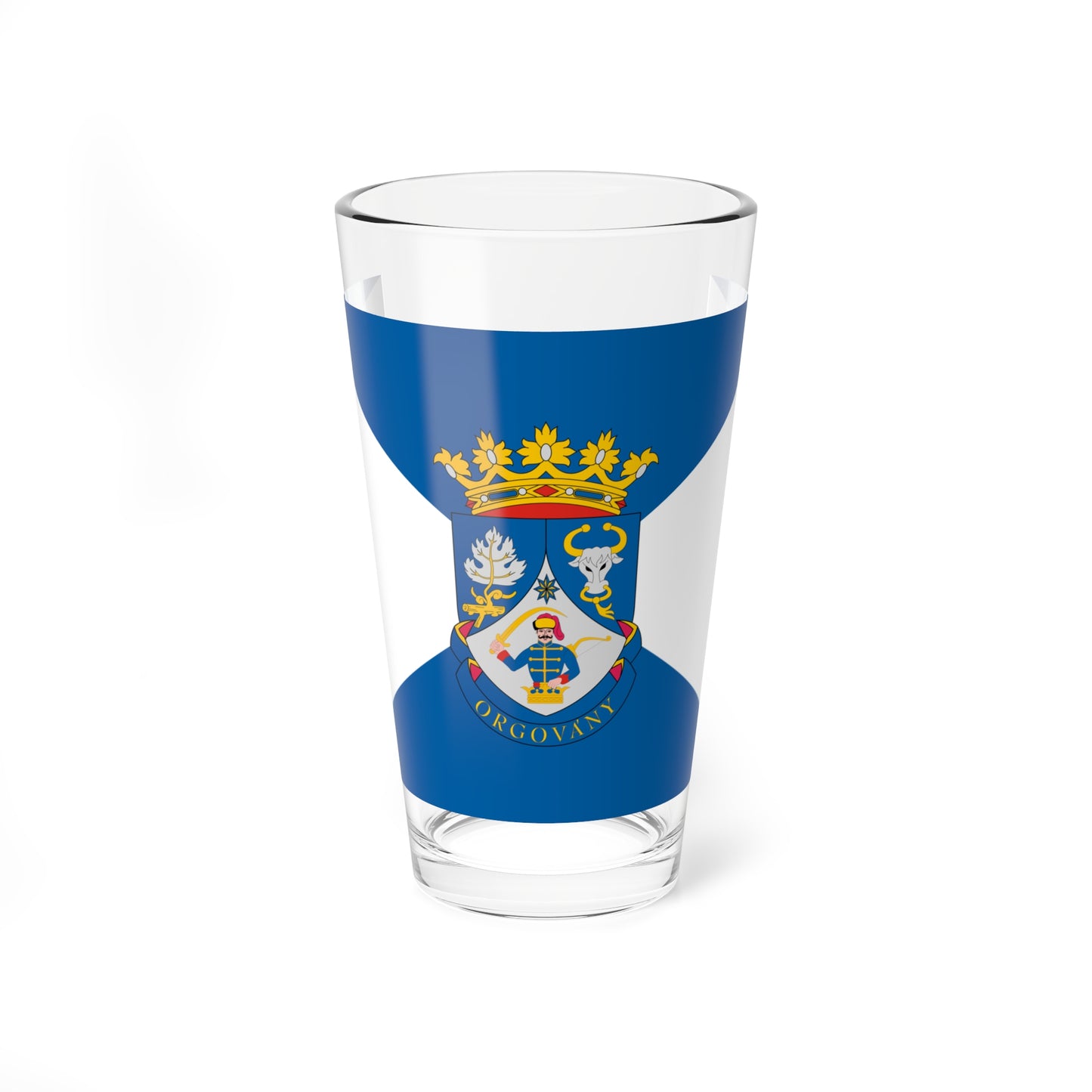 Flag of Orgovany ceremonial (Hungary) Pint Glass 16oz