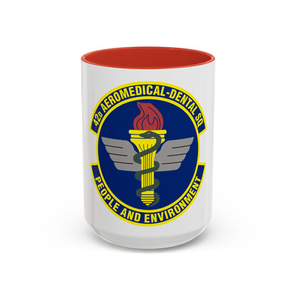 42d Aeromedical Dental Squadron (U.S. Air Force) Accent Coffee Mug