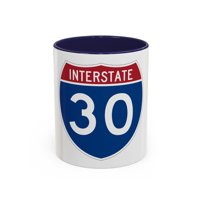 Interstate 30 (U.S. Highways) Accent Coffee Mug