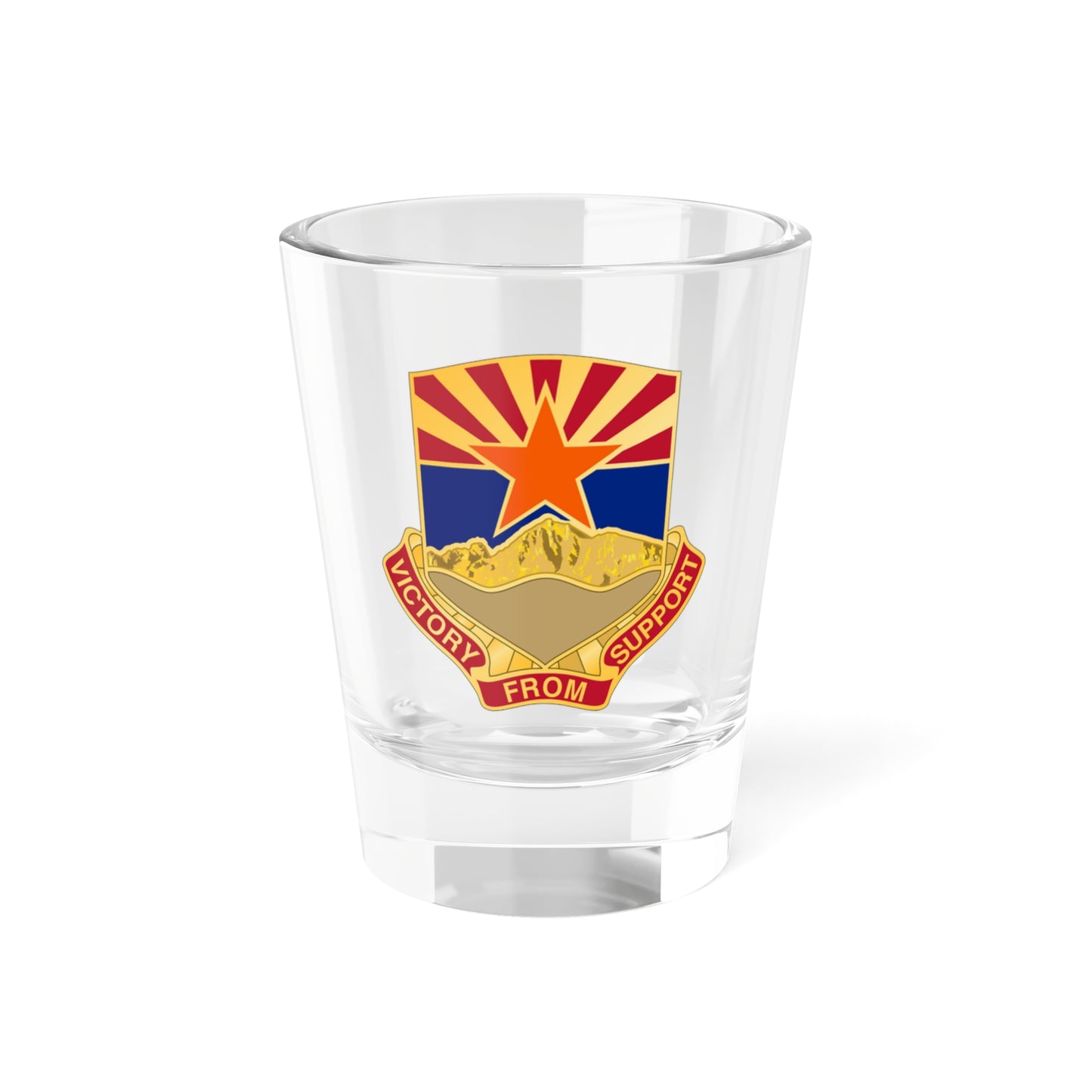 198 Regional Support Group (U.S. Army) Shot Glass 1.5oz