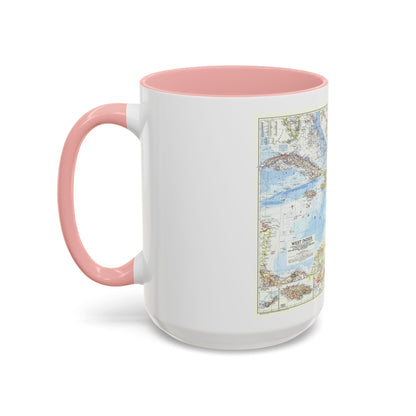 West Indies (1954) (Map) Accent Coffee Mug