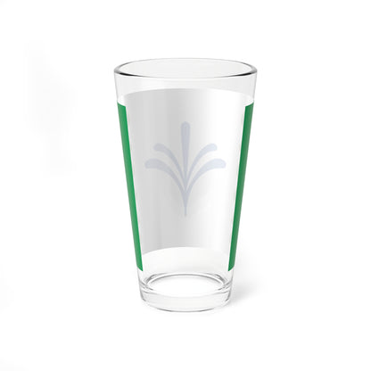 Flag of Gafuriysky rayon (Russia) Pint Glass 16oz