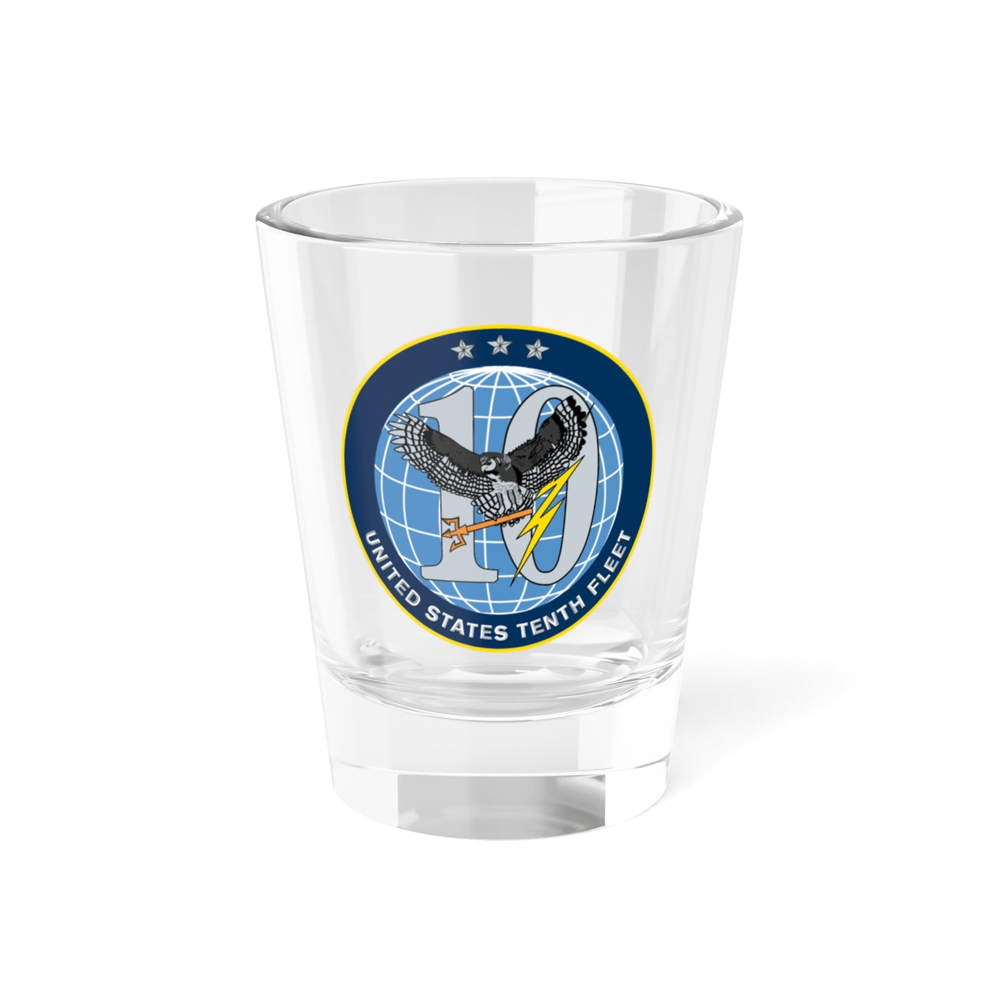 US Tenth Fleet (U.S. Navy) Shot Glass 1.5oz