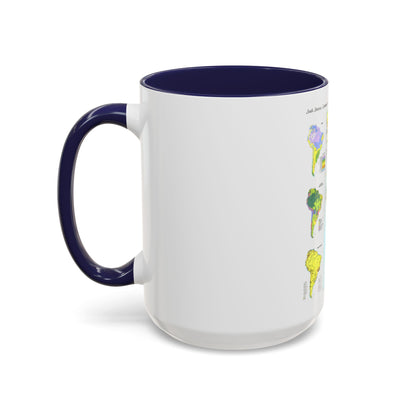 South America - Physical Map (1972) (Map) Accent Coffee Mug