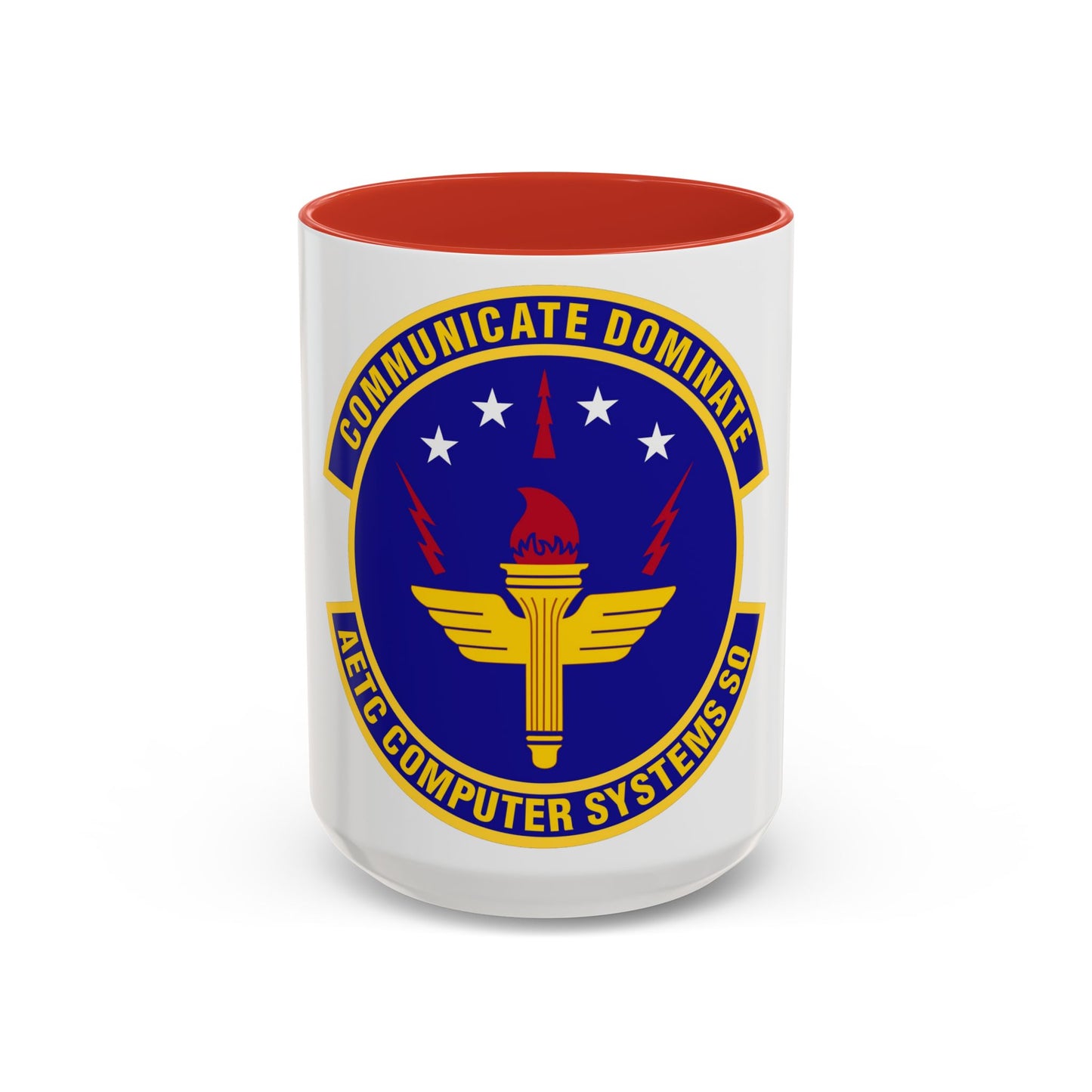 AETC Computer Systems Squadron (U.S. Air Force) Accent Coffee Mug