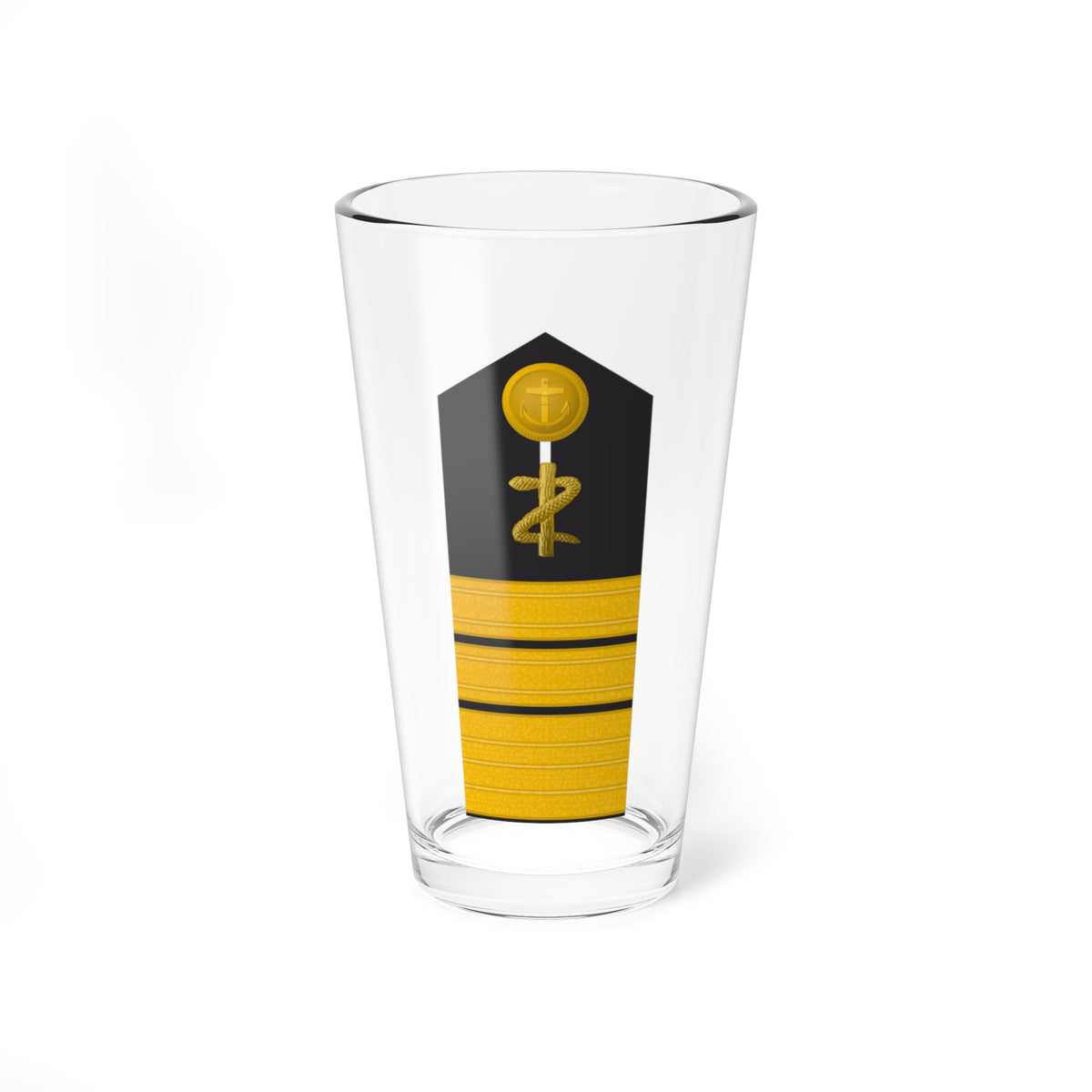 MDS 63c Admiraloberstabsarzt San ZM L (Military Rank) Pint Glass 16oz