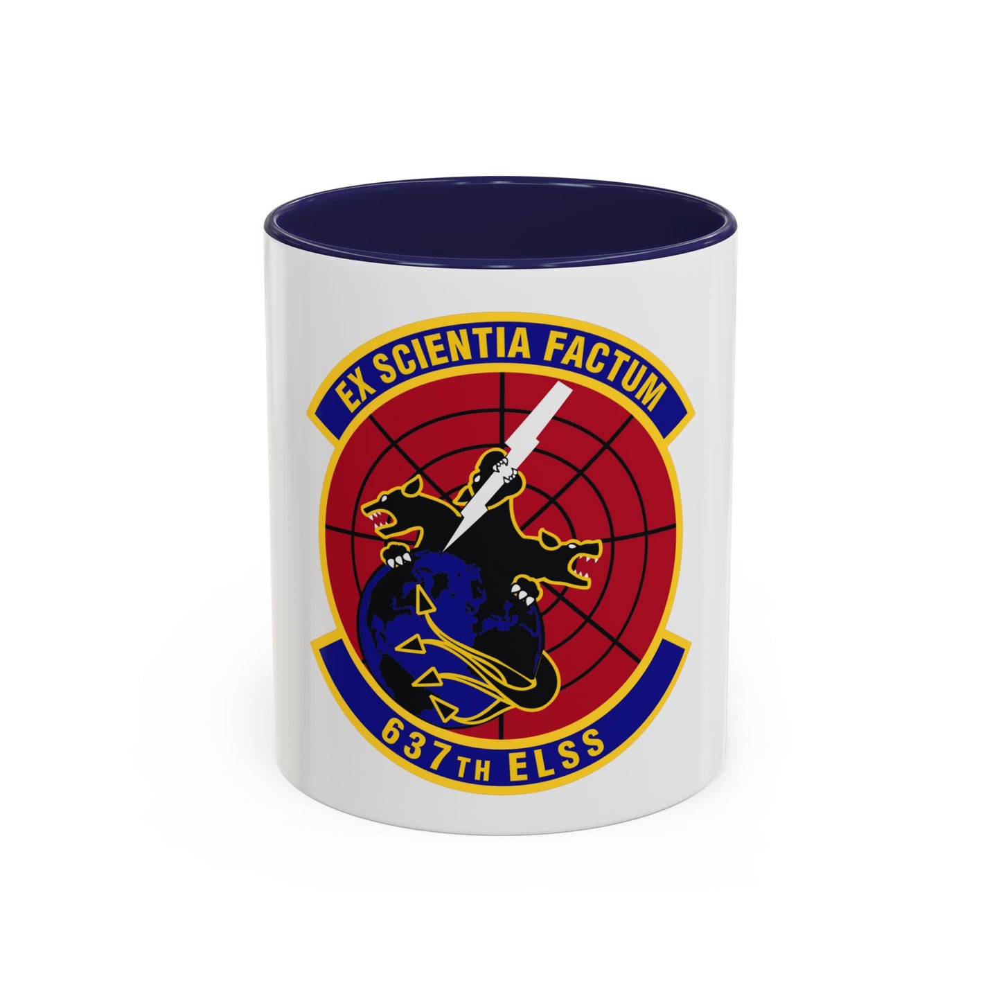 637th Electronic Systems Squadron (U.S. Air Force) Accent Coffee Mug