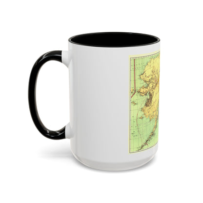 Alaska - The Gold & Coal Fields (1898) (Map) Accent Coffee Mug