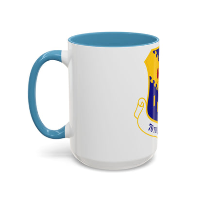 70th Intelligence Surveillance and Reconnaissance Wing (U.S. Air Force) Accent Coffee Mug