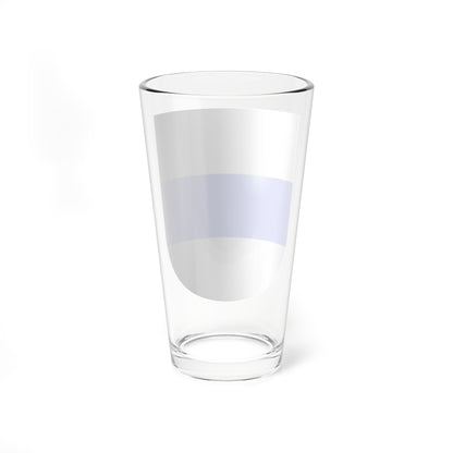Zug-coat of arms 3d (Switzerland) (Coat of Arms) Pint Glass 16oz