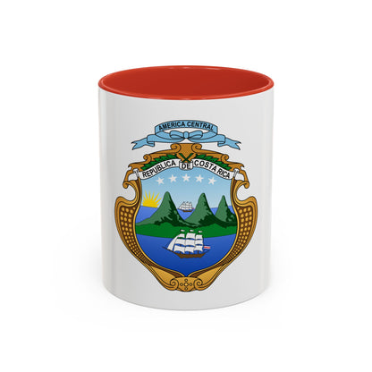 Coat of arms of Costa Rica (1906-1964) - Accent Coffee Mug