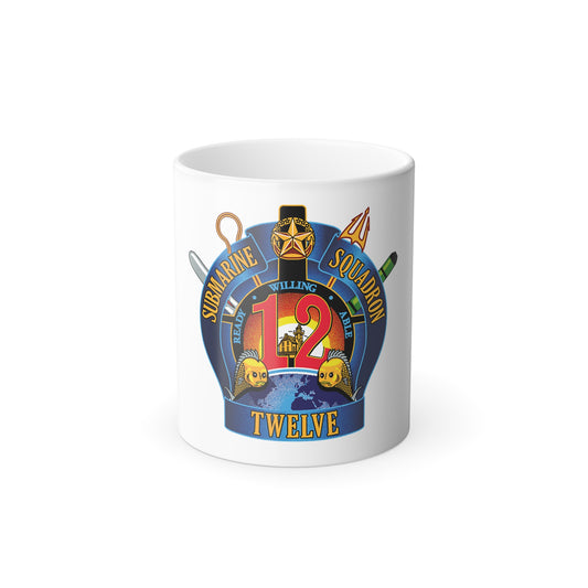 Submarine Squadron 12 (U.S. Navy) Color Changing Mug 11oz