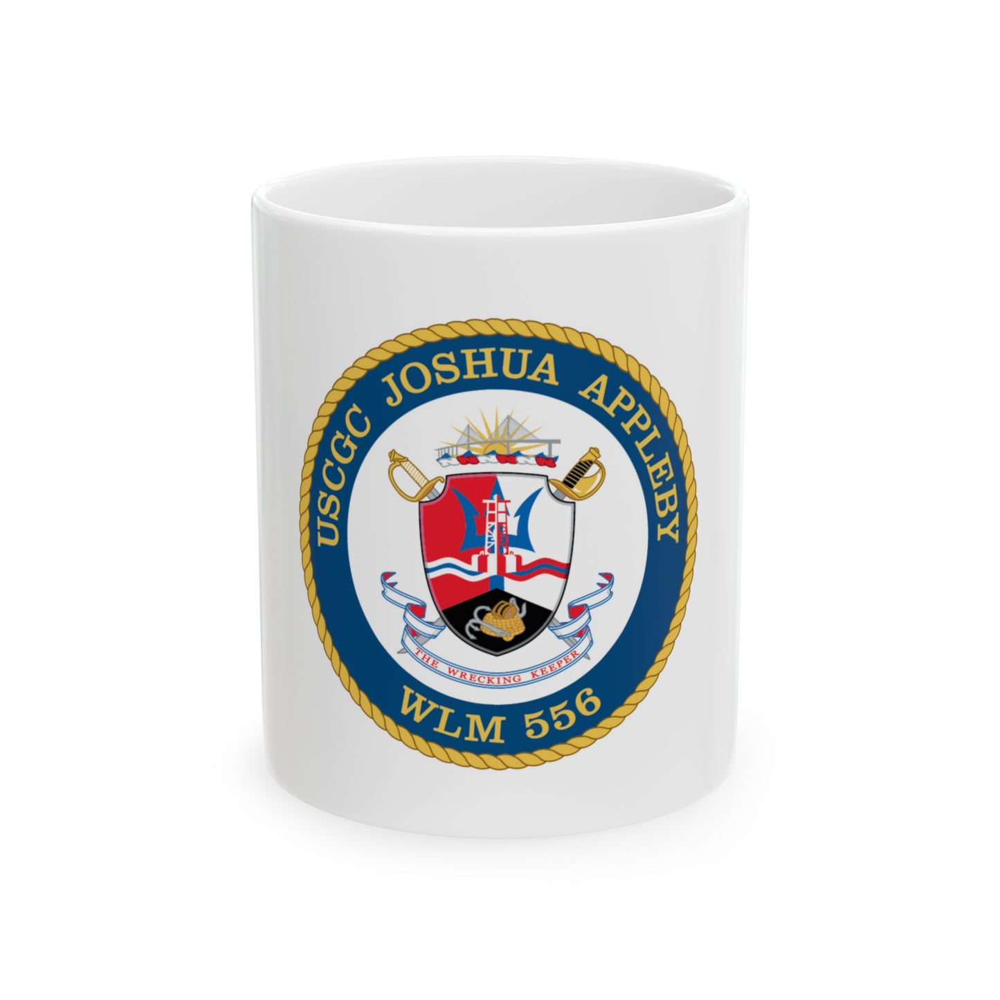 USCGC Joshua Appleby WLM 556 (U.S. Coast Guard) White Coffee Mug