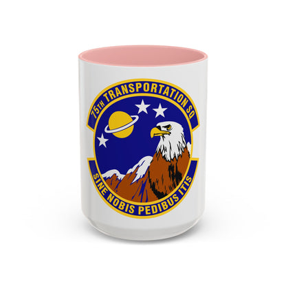 75th Transportation Squadron (U.S. Air Force) Accent Coffee Mug