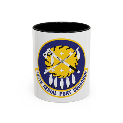 137th Aerial Port Squadron (U.S. Air Force) Accent Coffee Mug