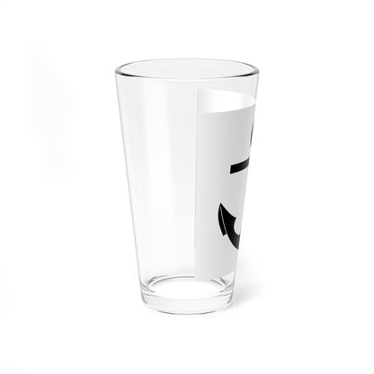 CHE Aussersihl ZH Flag (Switzerland) Pint Glass 16oz