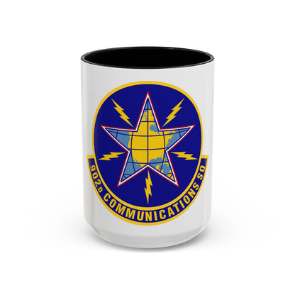 902d Communications Squadron (U.S. Air Force) Accent Coffee Mug