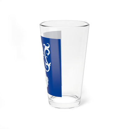 Hallands lan vapenflagga (Sweden) Pint Glass 16oz