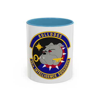 35 Intelligence Squadron AFISRA (U.S. Air Force) Accent Coffee Mug