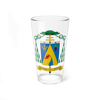 Escudo de Dimas Lara Barbosa (Spain) (Coat of Arms) Pint Glass 16oz