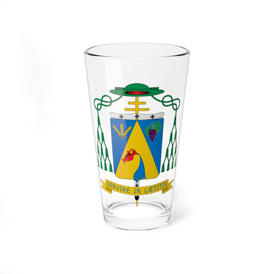 Escudo de Dimas Lara Barbosa (Spain) (Coat of Arms) Pint Glass 16oz