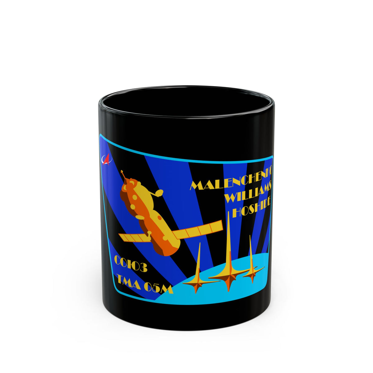 Soyuz TMA-05M (Soyuz Programme) Black Coffee Mug