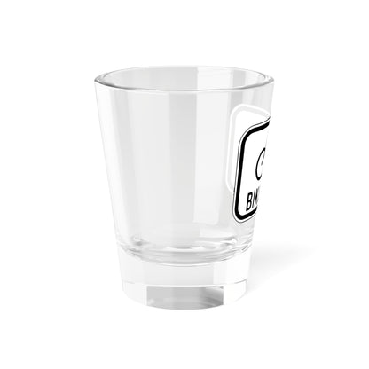 MUTCD-CA R81-1 (California) (Road Sign) Shot Glass 1.5oz