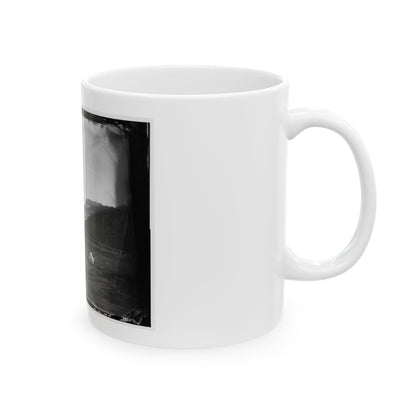 Aquia Creek Landing, Va. View Of The Federal Supply Depot (U.S. Civil War) White Coffee Mug