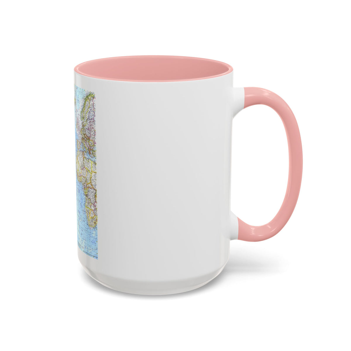 Atlantic Ocean (1968) (Map) Accent Coffee Mug