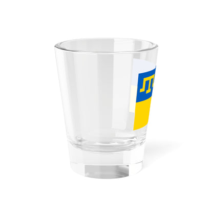 Ukraine and Crimean Tatar (Russia) Shot Glass 1.5oz