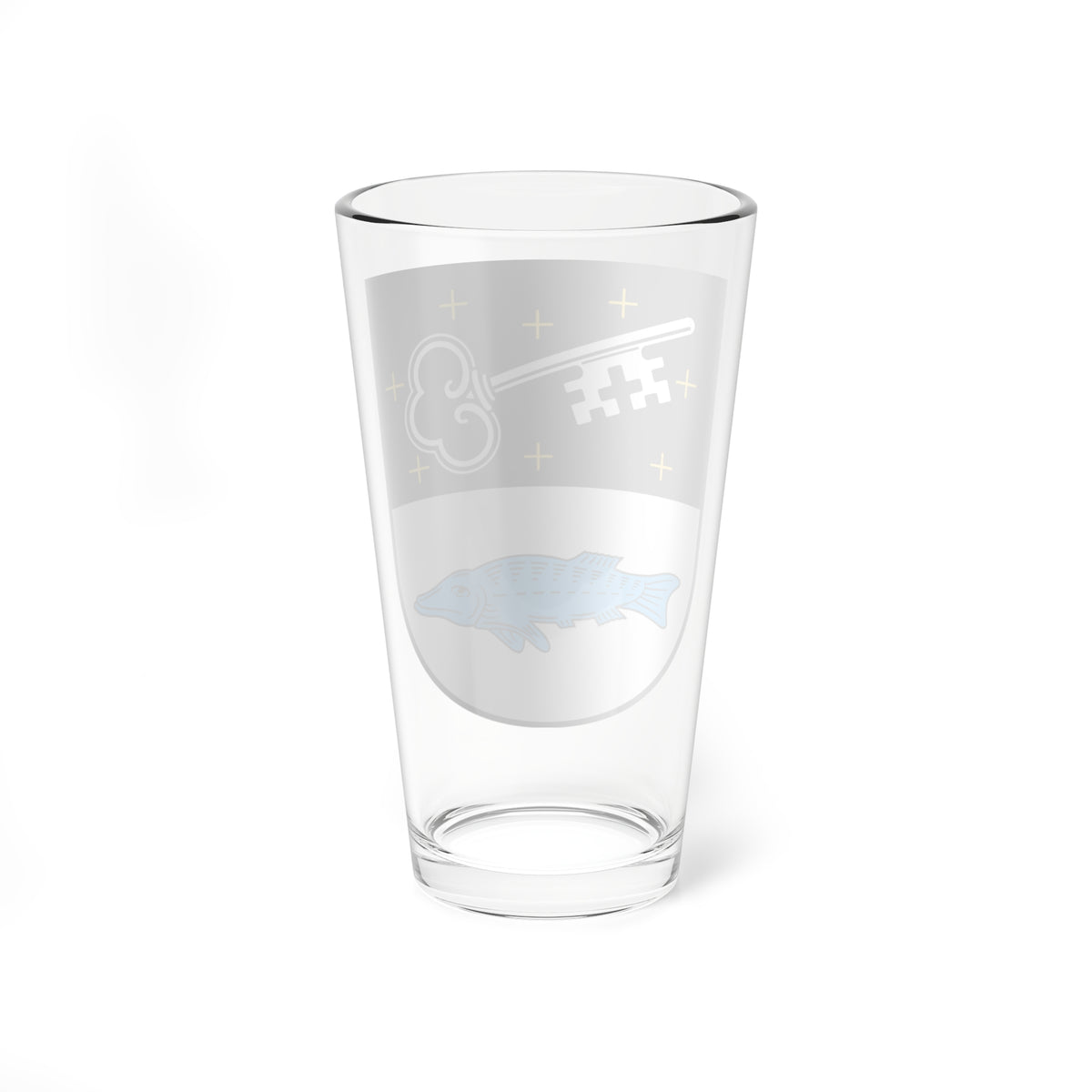 Wappen Bobenheim-Roxheim (Germany) (Coat of Arms) Pint Glass 16oz
