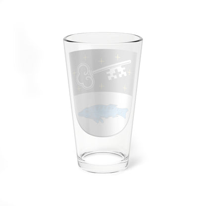 Wappen Bobenheim-Roxheim (Germany) (Coat of Arms) Pint Glass 16oz