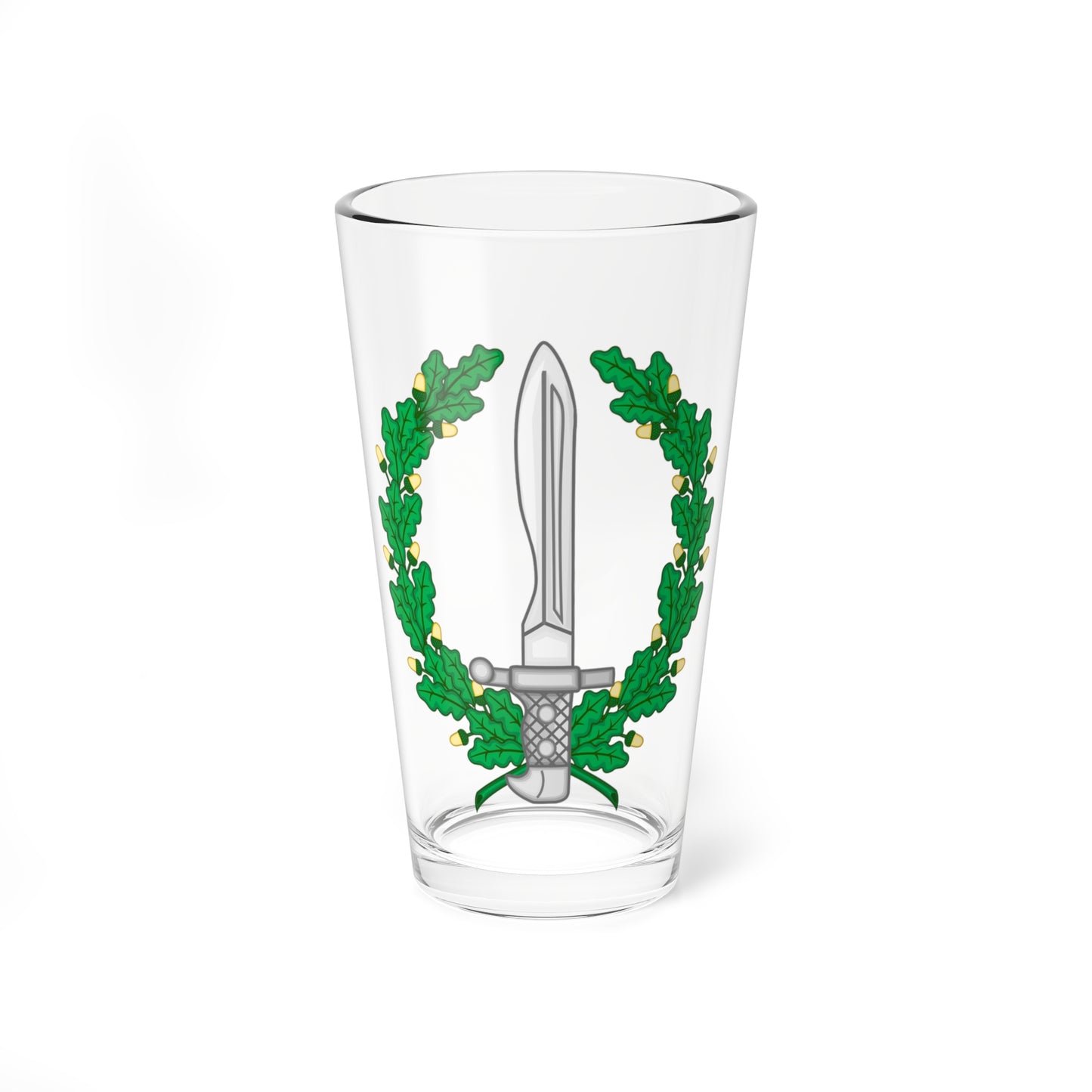 Emblem of the Spanish Army Special Operations Forces (Spain) (Coat of Arms) Pint Glass 16oz