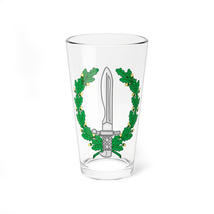 Emblem of the Spanish Army Special Operations Forces (Spain) (Coat of Arms) Pint Glass 16oz