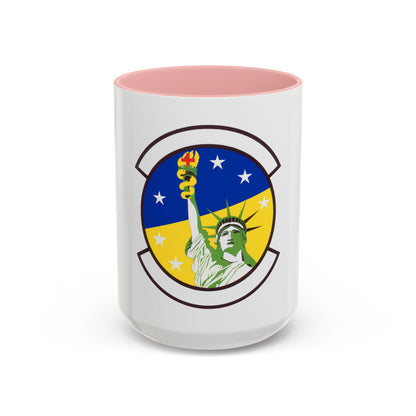 48 Healthcare Operations Squadron USAFE (U.S. Air Force) Accent Coffee Mug