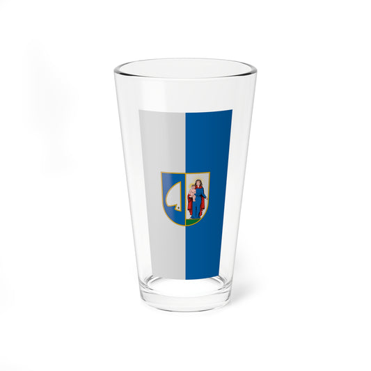 Flag of Vasboldogasszony (Hungary) Pint Glass 16oz