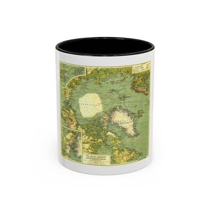 Arctic Regions (1925) (Map) Accent Coffee Mug