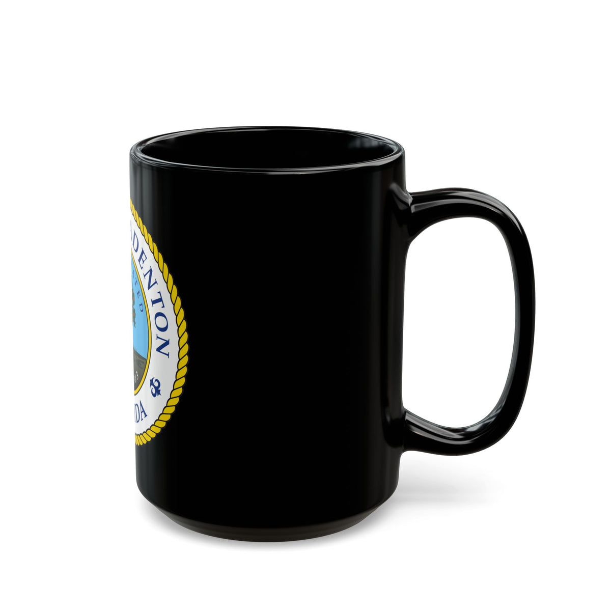 Seal of Bradenton Florida - Black Coffee Mug