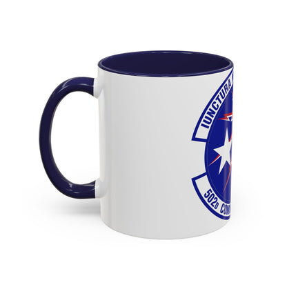 502d Communications Squadron (U.S. Air Force) Accent Coffee Mug