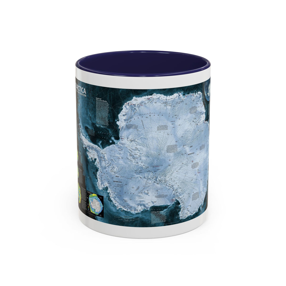 Antarctica (2002) (Map) Accent Coffee Mug
