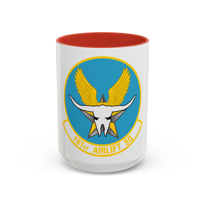 181 Airlift Squadron (U.S. Air Force) Accent Coffee Mug