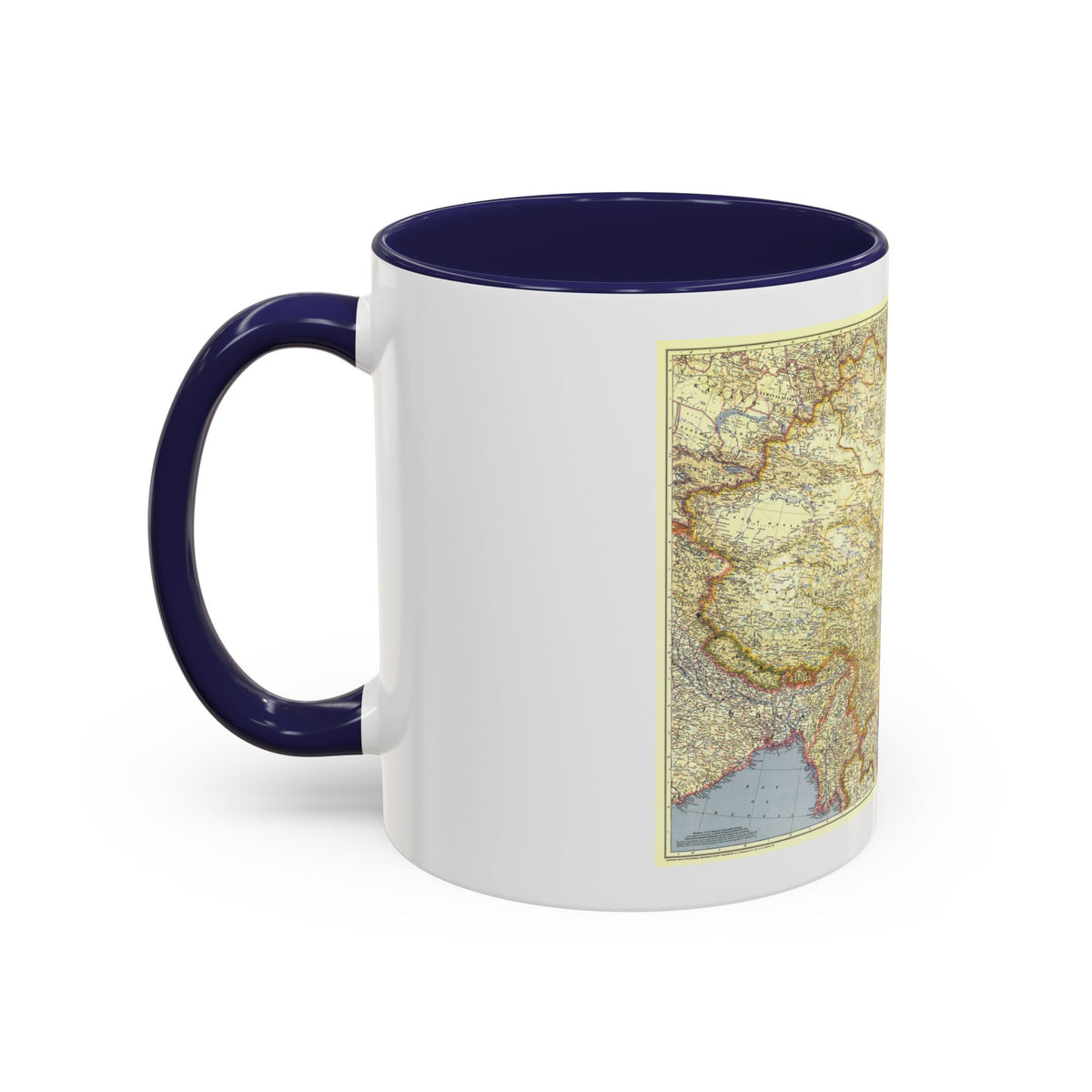 China (1945) (Map) Accent Coffee Mug