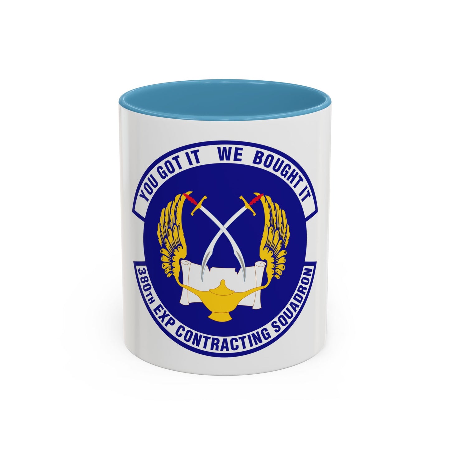 380th Expeditionary Contracting Squadron (U.S. Air Force) Accent Coffee Mug
