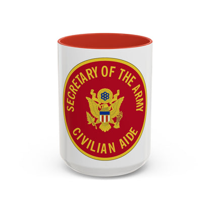 Civilian Aide to the Secretary of the (U.S. Army) Accent Coffee Mug