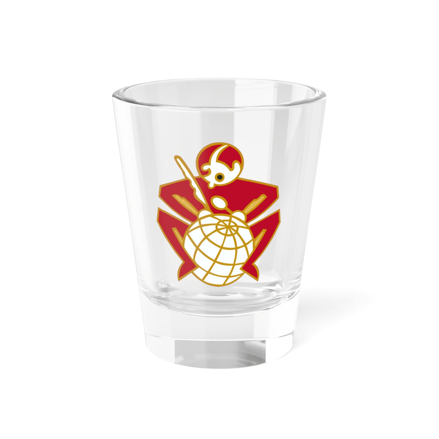 64 Engineer Battalion (U.S. Army) Shot Glass 1.5oz